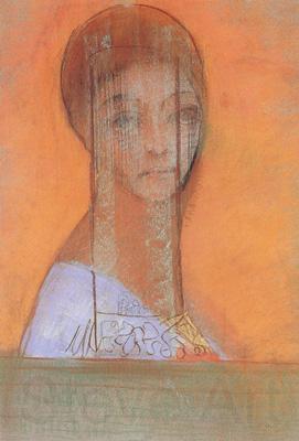 Odilon Redon Veiled Woman (mk19) Spain oil painting art